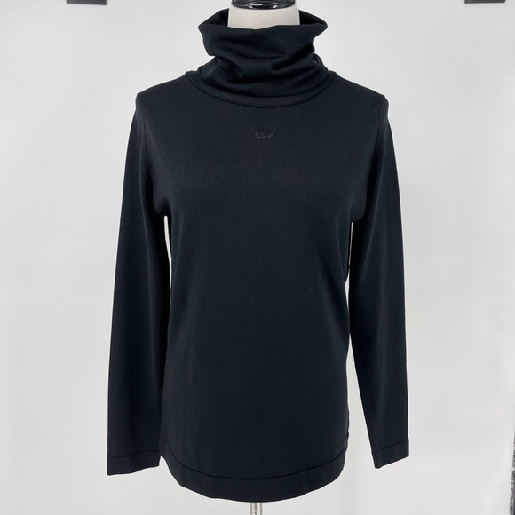 Givenchy Sport Vintage 80’s Turtleneck Top Black 38 Large